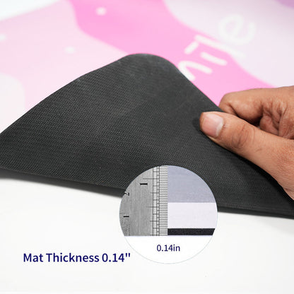 Floor Bath Mat Absorbent Non-Slip Smile Design